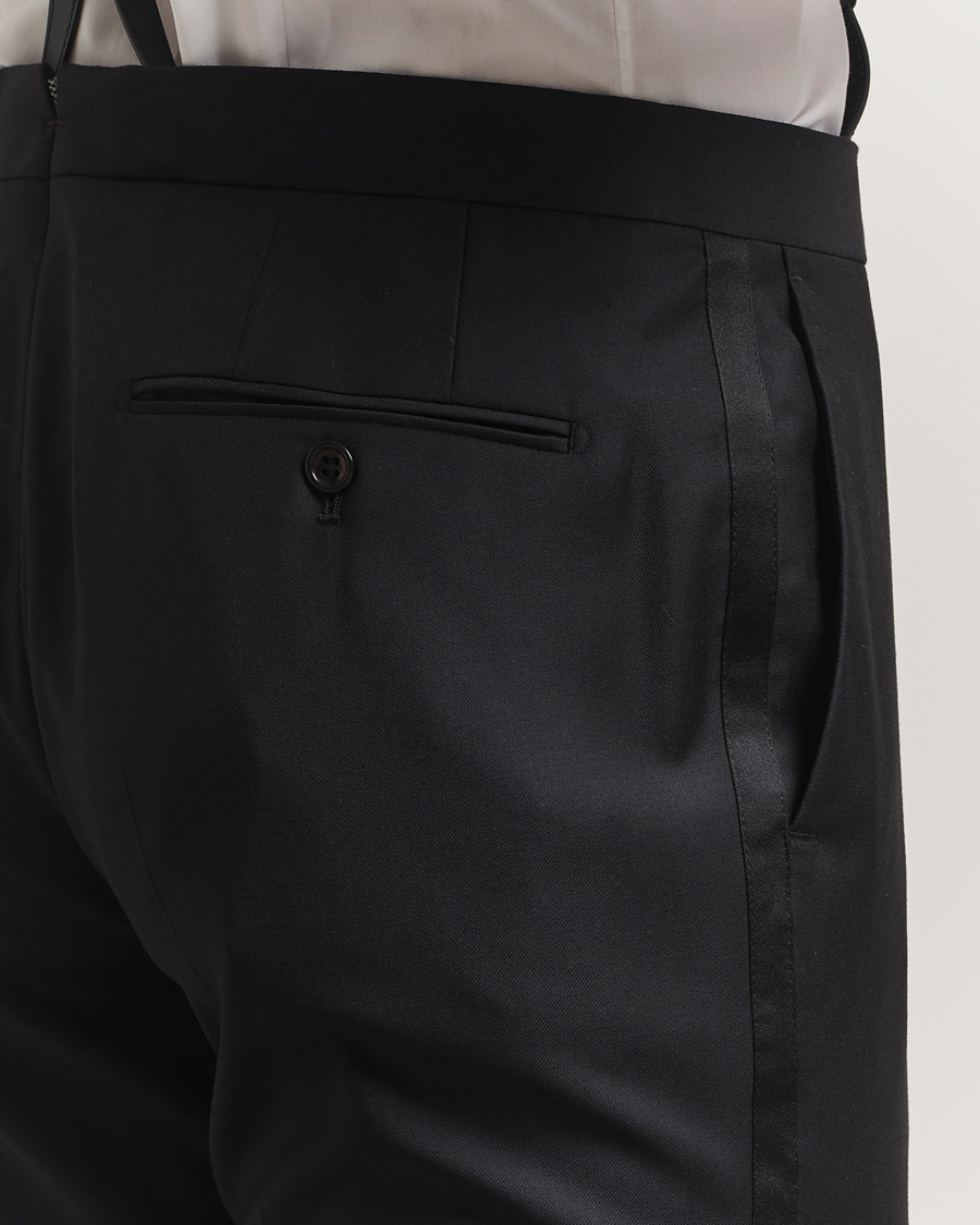 Mies | Housut | Morris | Loro Piana Tuxedo Trousers Black
