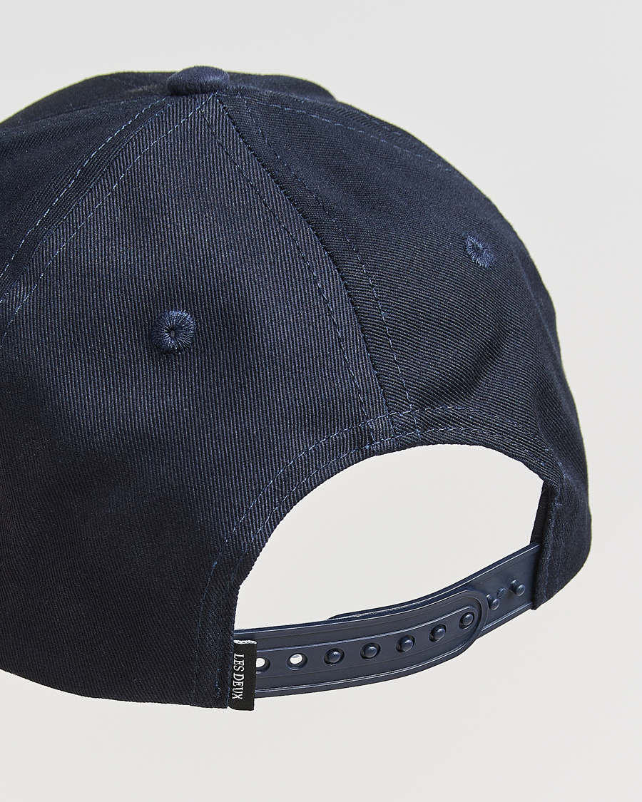 Mies | Päähineet | LES DEUX | Baseball Cap Suede II Dark Navy Blue