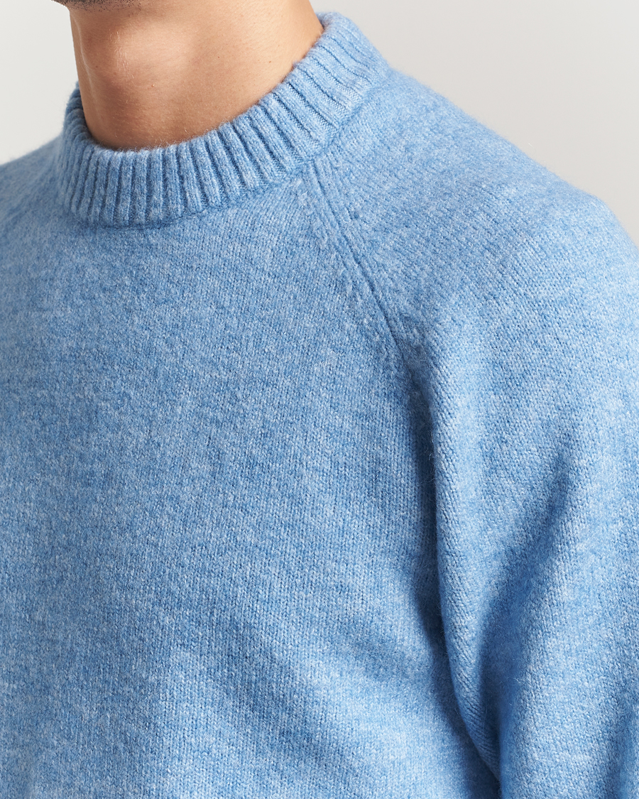 Mies | Puserot | LES DEUX | Gilbert Crew Neck Knit Allure Blue