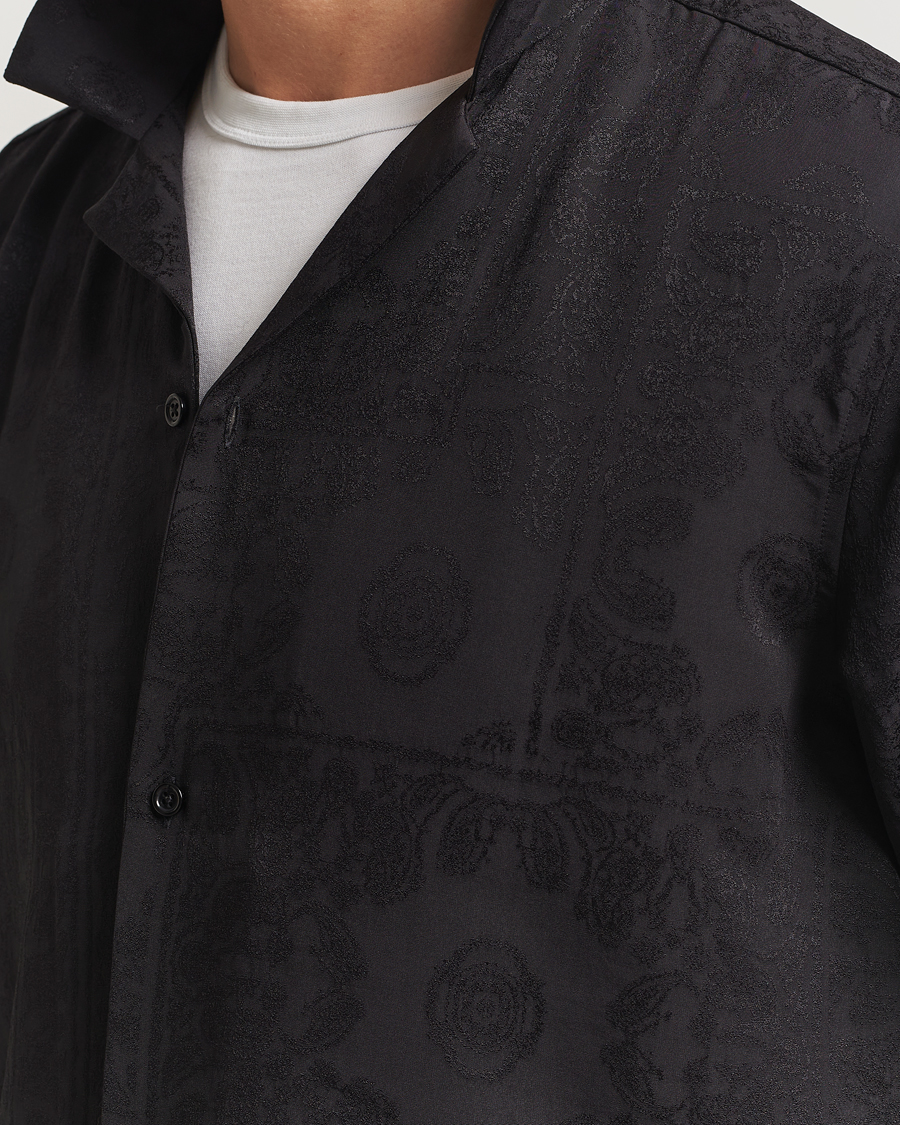 Mies | Kauluspaidat | LES DEUX | Jasper Jaquard Shirt Black