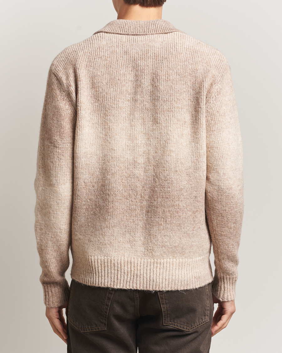 Mies | Puserot | LES DEUX | Gannon Gradient Zipper Cardigan Prairie Sand