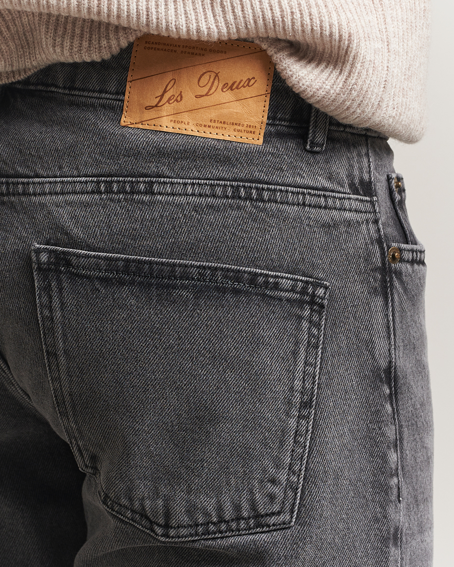 Mies | Farkut | LES DEUX | Ricky Washed Jeans Grey
