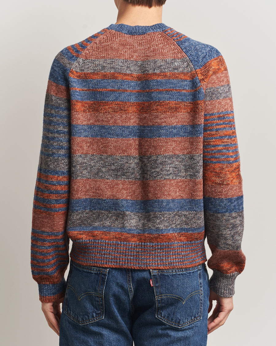 Mies | Puserot | PS Paul Smith | Wool Knitted Striped Sweater Red Multi