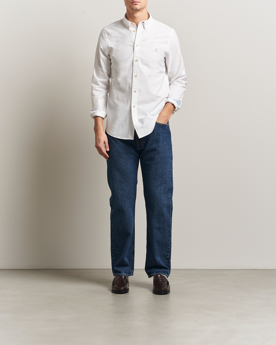 Mies | Kauluspaidat | PS Paul Smith | Tailored Fit Embroidered Oxford Shirt White
