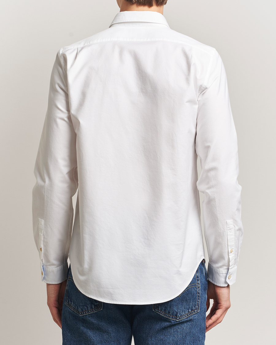 Mies | Kauluspaidat | PS Paul Smith | Tailored Fit Embroidered Oxford Shirt White