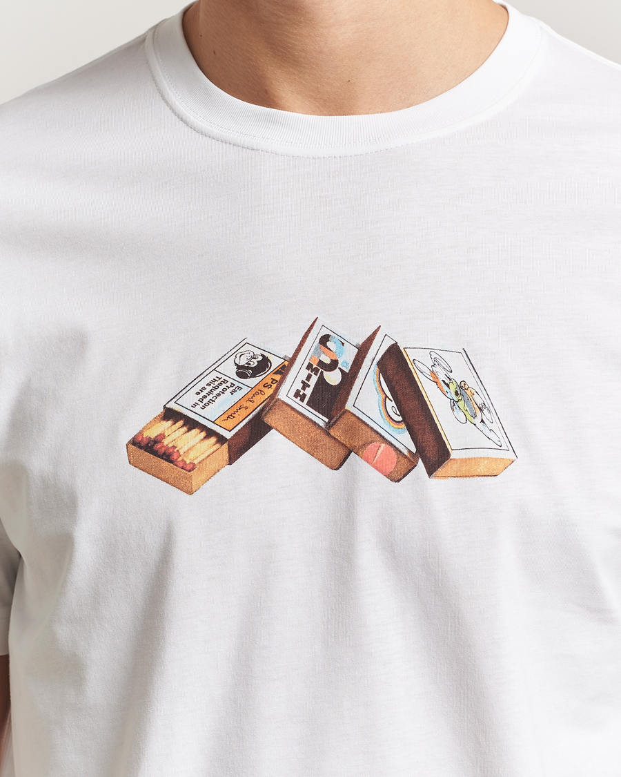 Mies | T-paidat | PS Paul Smith | Matchboxes Printed T-Shirt White