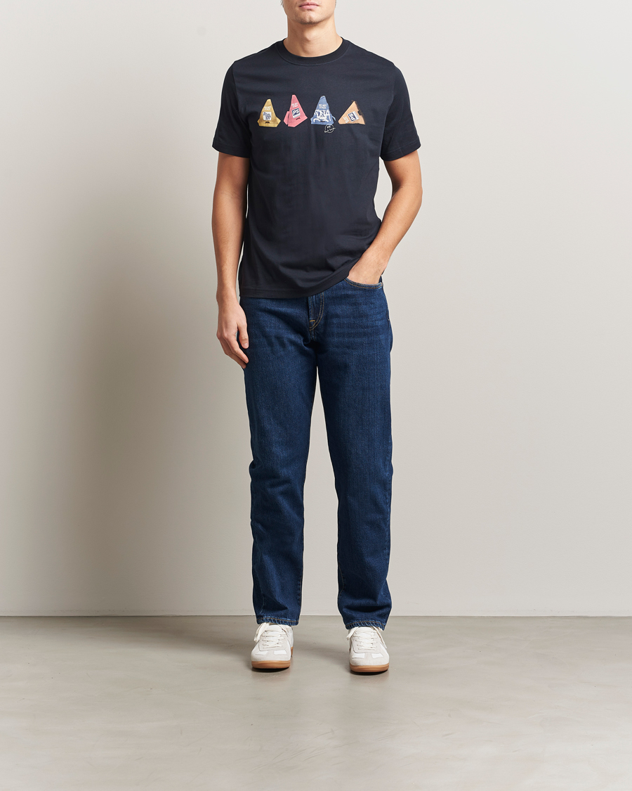 Mies | T-paidat | PS Paul Smith | Cones Printed T-Shirt Navy