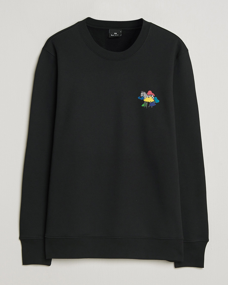 Mies | Puserot | PS Paul Smith | Cloud Zebra Printed Sweatshirt Black