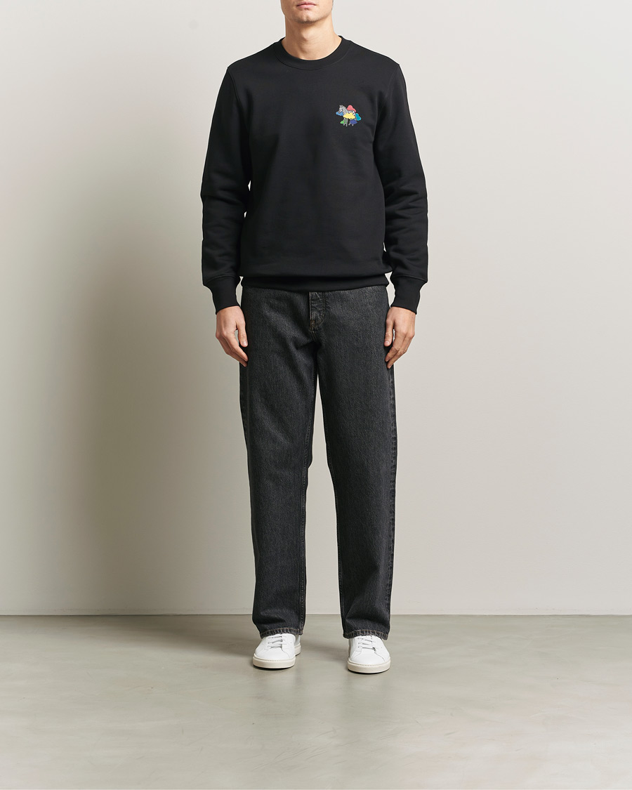 Mies | Puserot | PS Paul Smith | Cloud Zebra Printed Sweatshirt Black