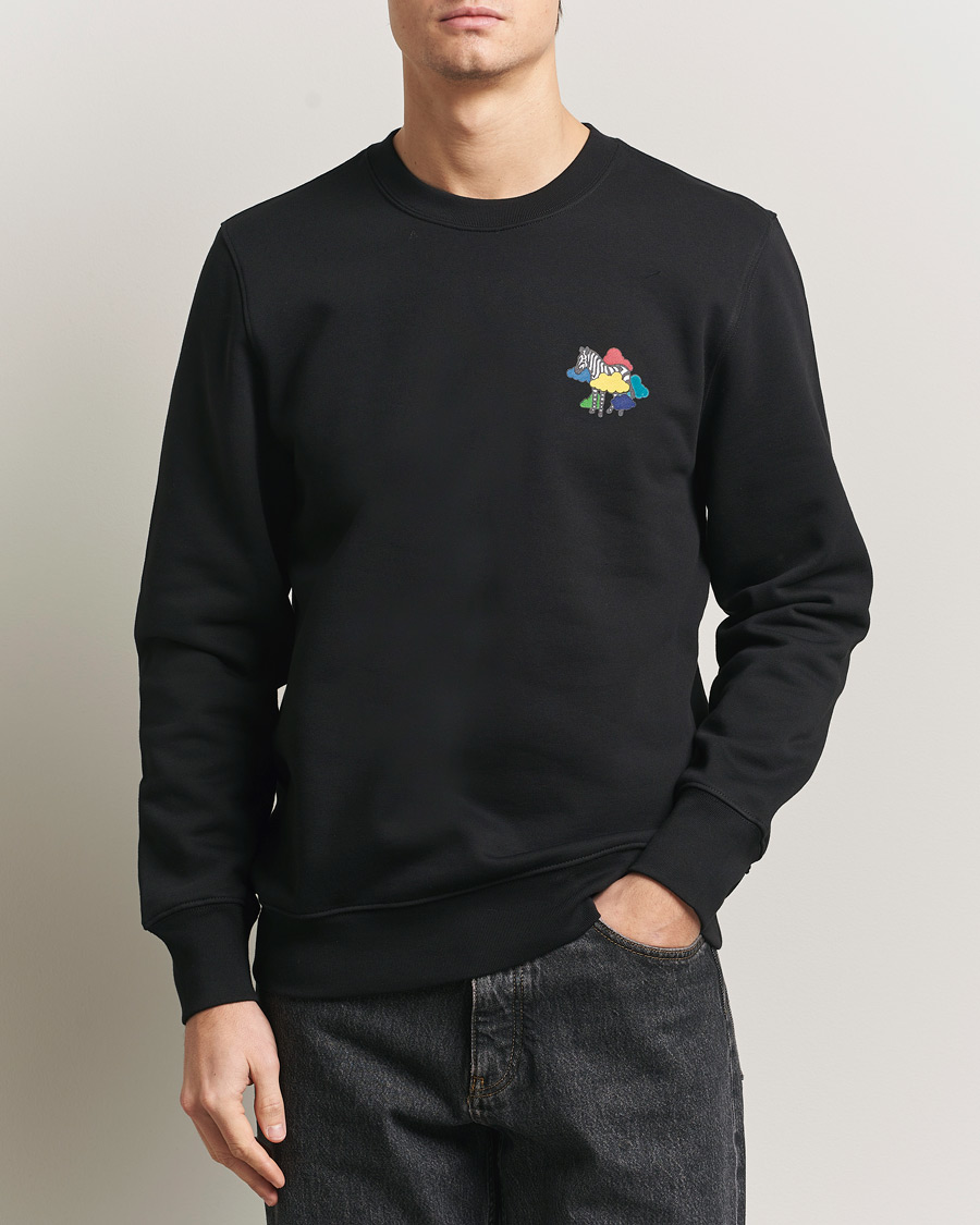 Mies | Puserot | PS Paul Smith | Cloud Zebra Printed Sweatshirt Black