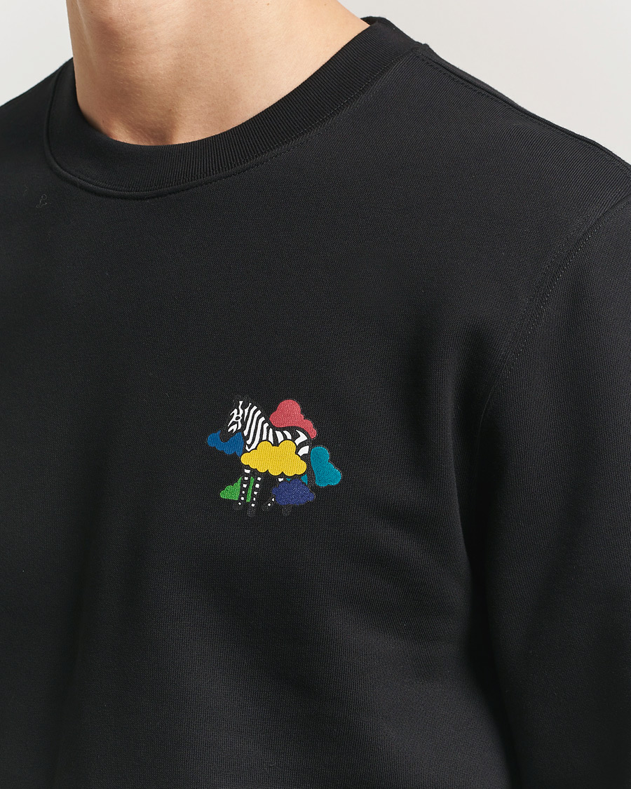 Mies | Puserot | PS Paul Smith | Cloud Zebra Printed Sweatshirt Black