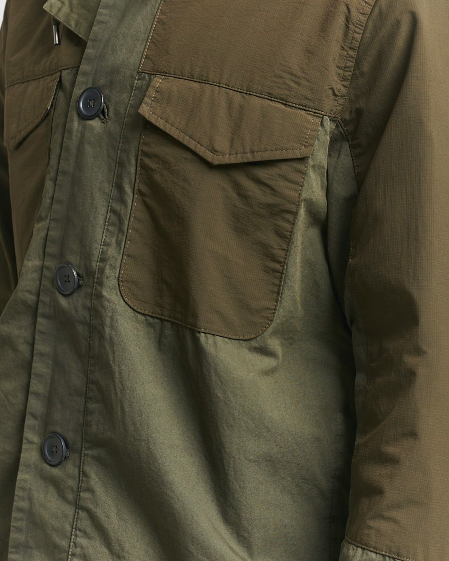 Mies | Takit | PS Paul Smith | Cotton Ripstop Hooded Jacket Dark Green