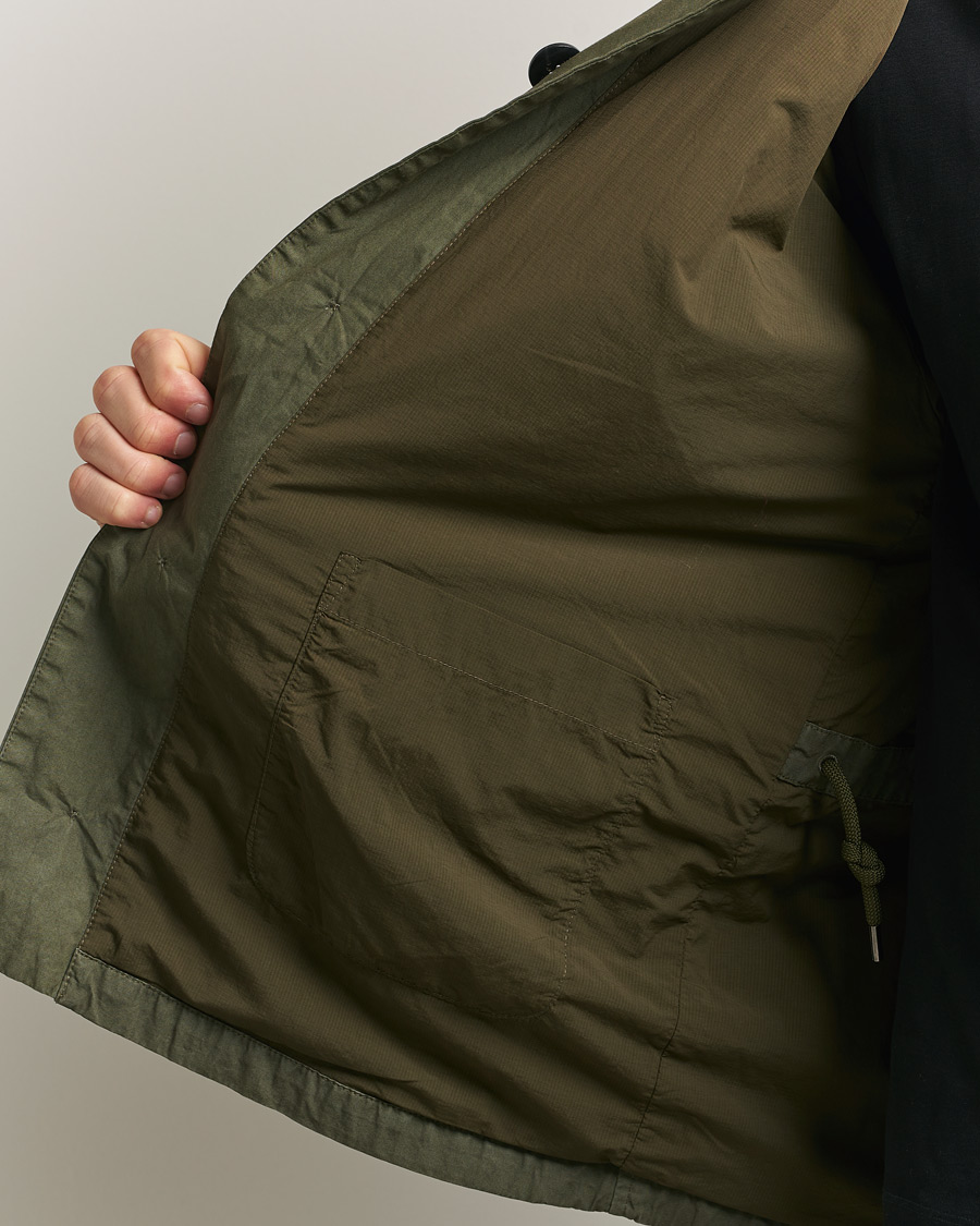 Mies | Takit | PS Paul Smith | Cotton Ripstop Hooded Jacket Dark Green