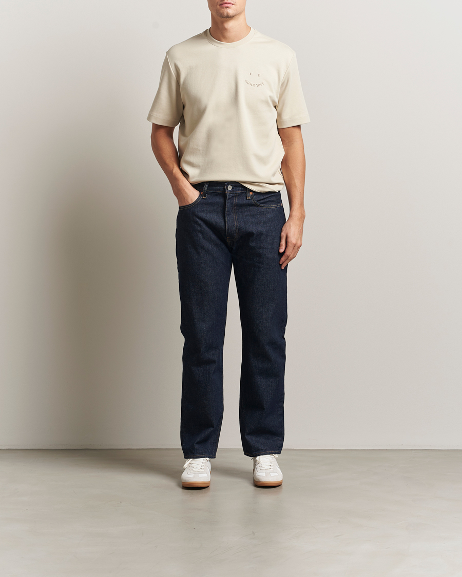 Mies | T-paidat | PS Paul Smith | Casual Fit Happy T-Shirt Ecru