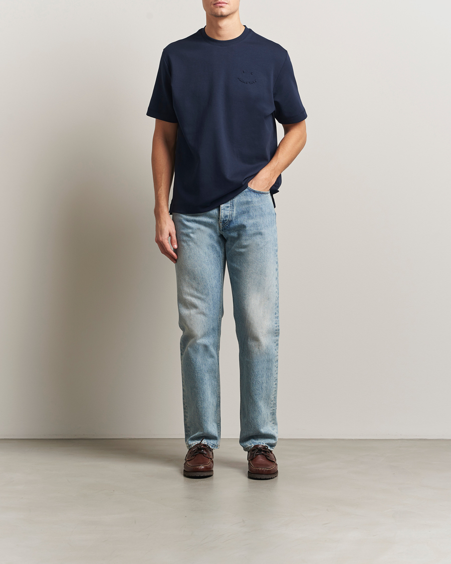 Mies | T-paidat | PS Paul Smith | Casual Fit Happy T-Shirt Navy