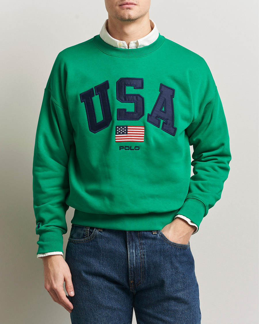 Mies | Puserot | Polo Ralph Lauren | USA Sweatshirt Billiard Green