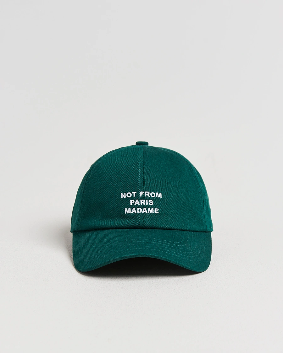 Mies | Päähineet | Drôle de Monsieur | Slogan Baseball Cap Dark Green