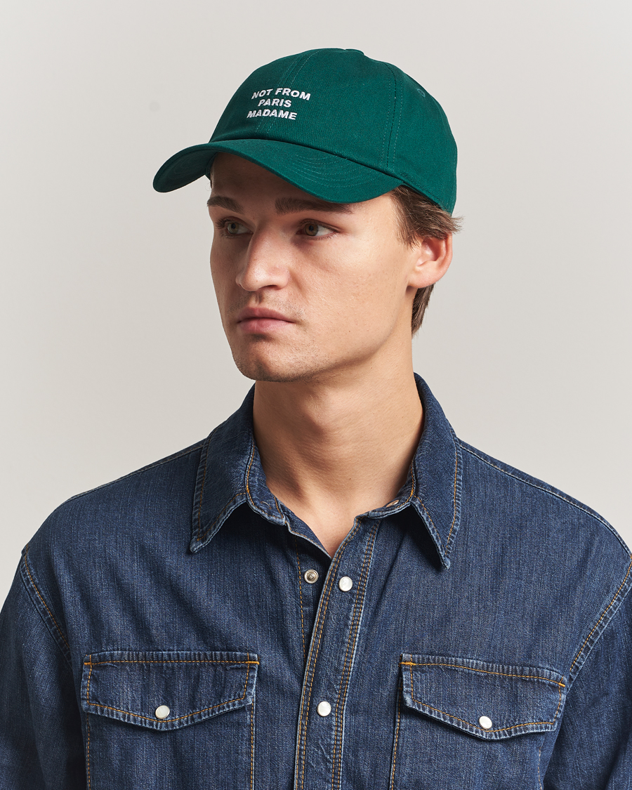 Mies | Päähineet | Drôle de Monsieur | Drôle de MonsieurSlogan BaseballDark Green