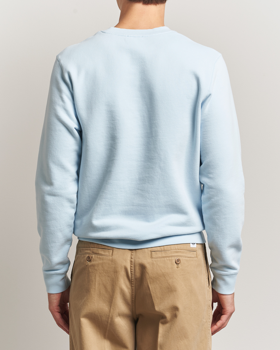 Mies | Puserot | Sunspel | Loopback Sweatshirt Frost Blue