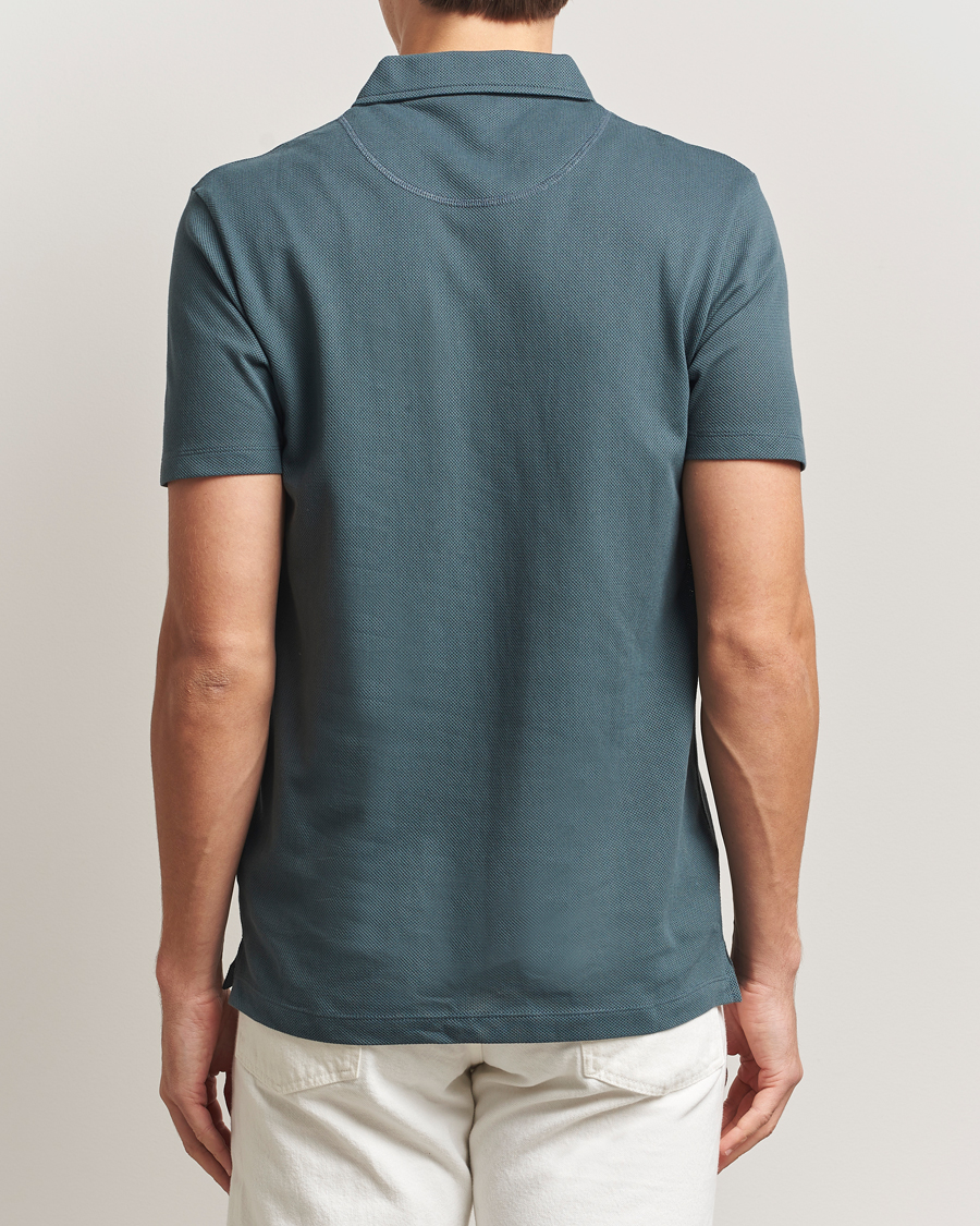 Mies | Pikeet | Sunspel | Riviera Polo Shirt Dark Petrol