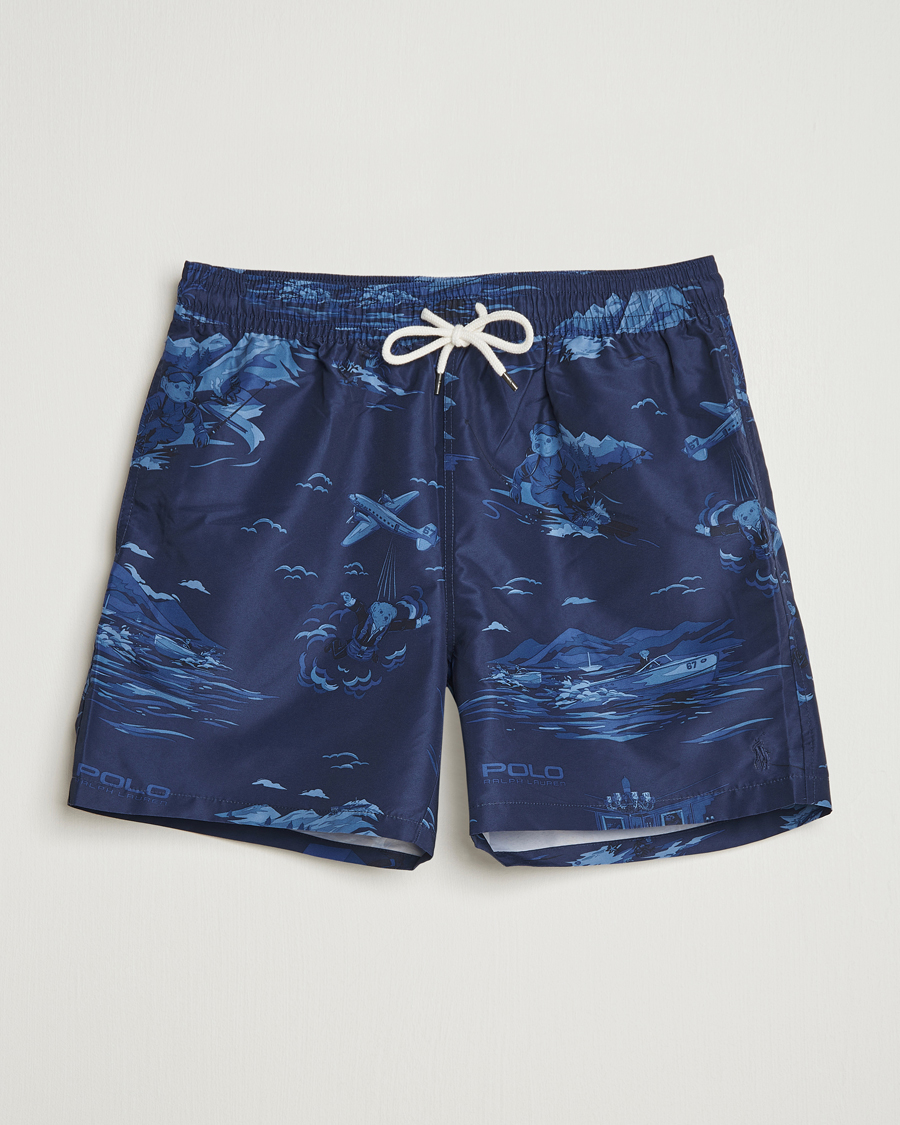 Mies | Uimahousut | Polo Ralph Lauren | Traveler Printed Mid Trunk Spy Bear