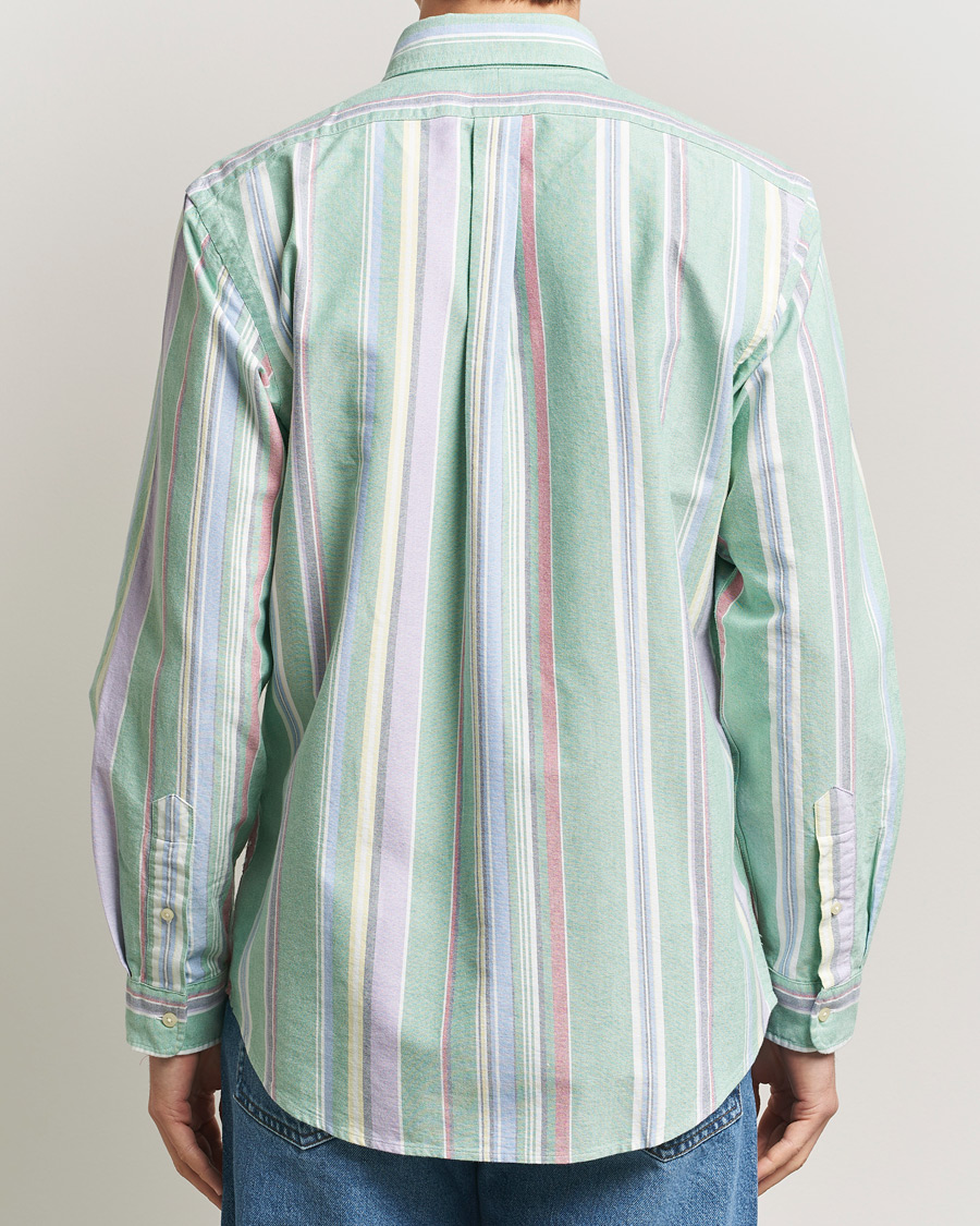 Mies | Kauluspaidat | Polo Ralph Lauren | Custom Fit Oxford Checked Shirt Green/Purple