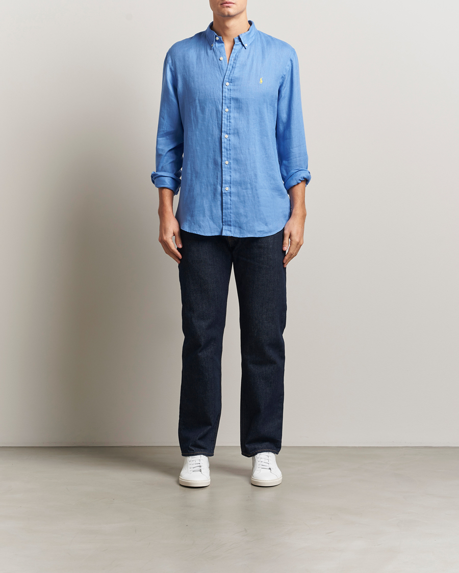 Mies | Kauluspaidat | Polo Ralph Lauren | Slim Fit Linen Shirt Harbour Island