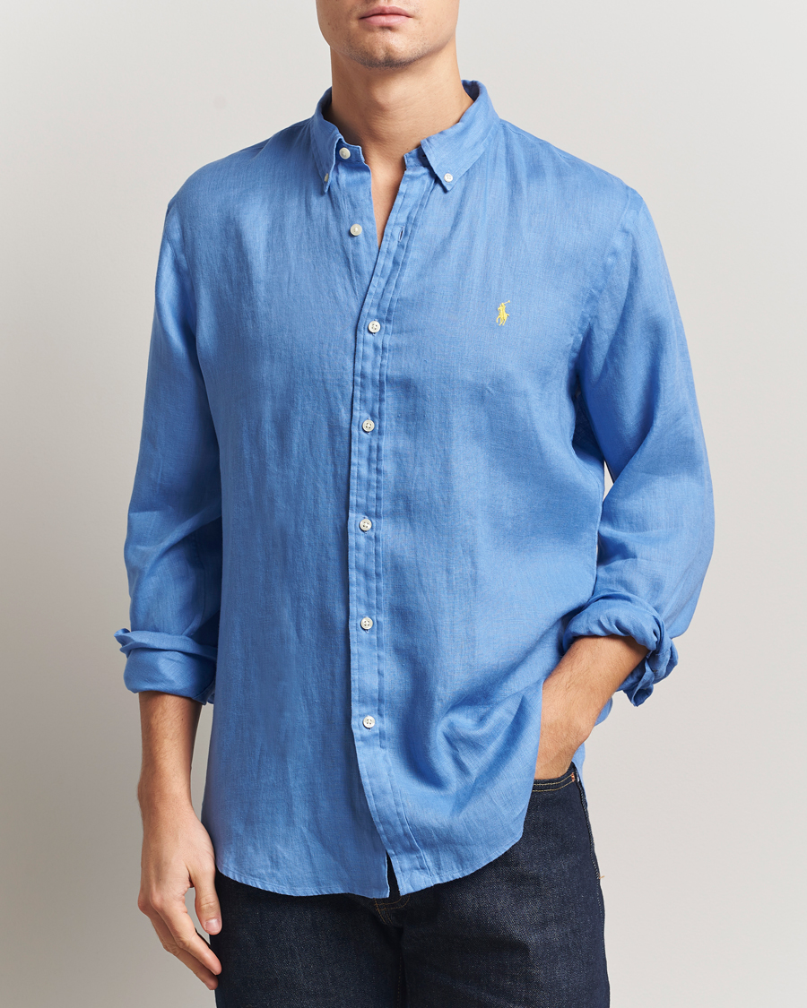 Mies | Kauluspaidat | Polo Ralph Lauren | Slim Fit Linen Shirt Harbour Island