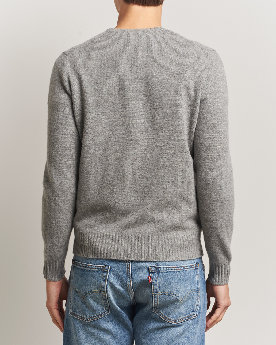 Mies | Puserot | Polo Ralph Lauren | Wool/Cashmere Crew Neck Fawn Grey Heather