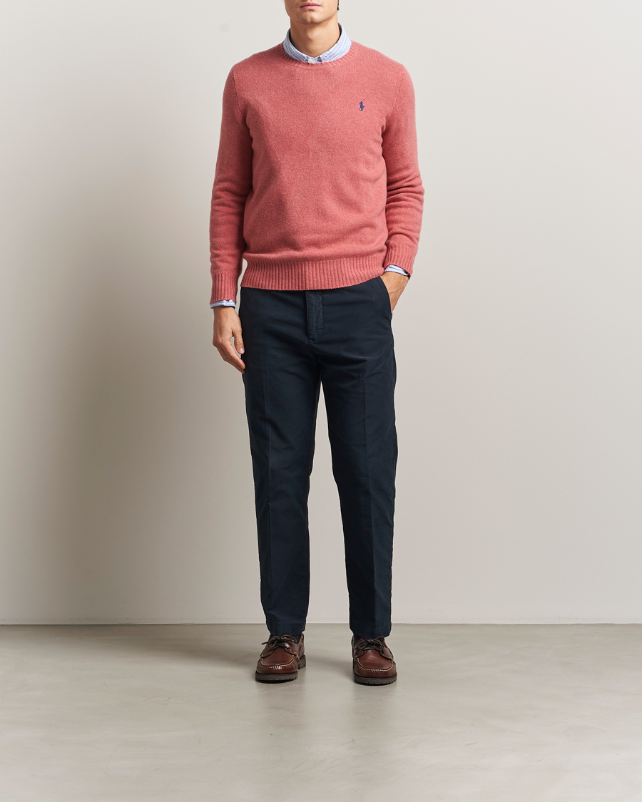 Mies | Puserot | Polo Ralph Lauren | Wool/Cashmere Crew Neck Strawberry Gelato