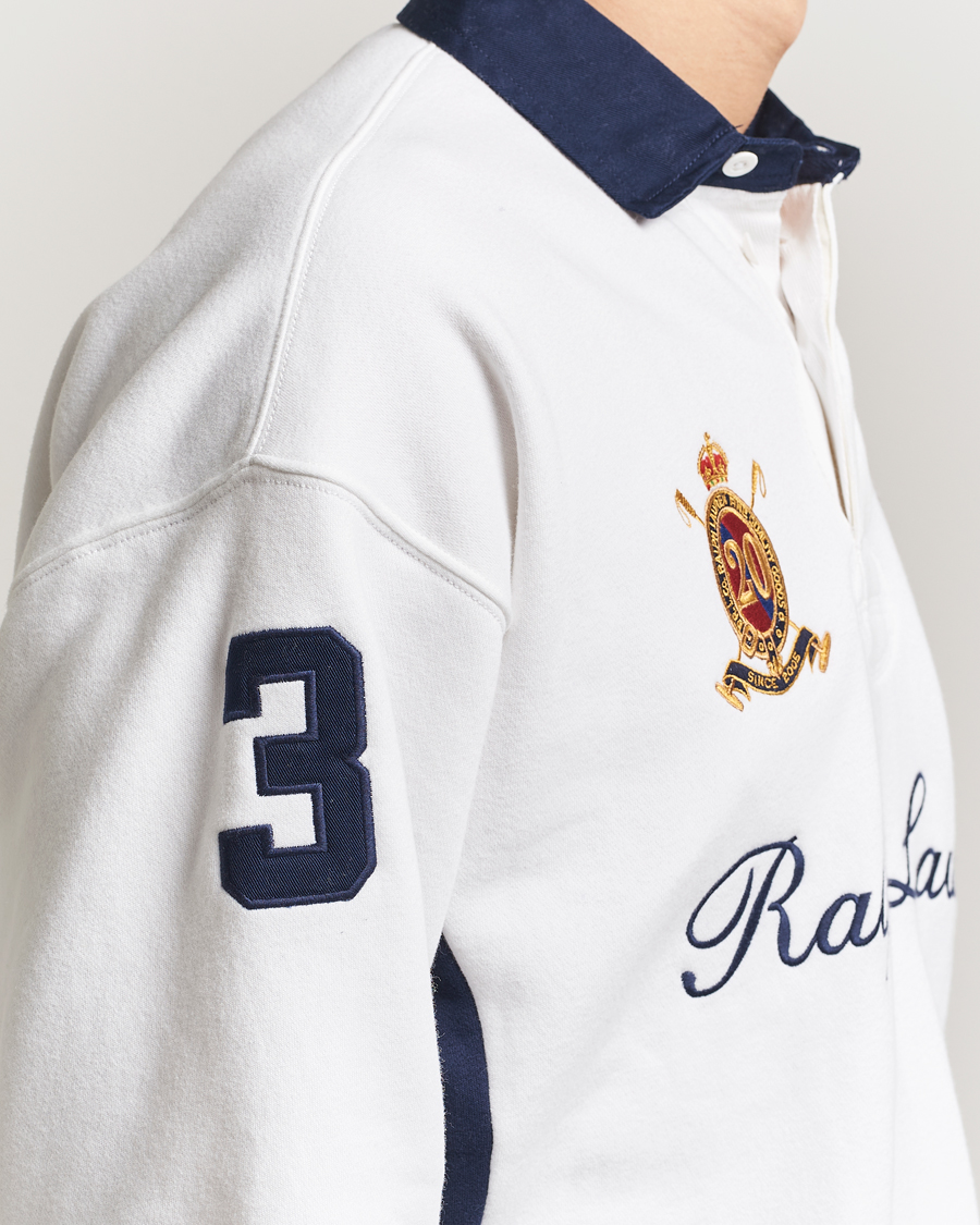 Mies | Puserot | Polo Ralph Lauren | Big Pony Rugby Sweater White