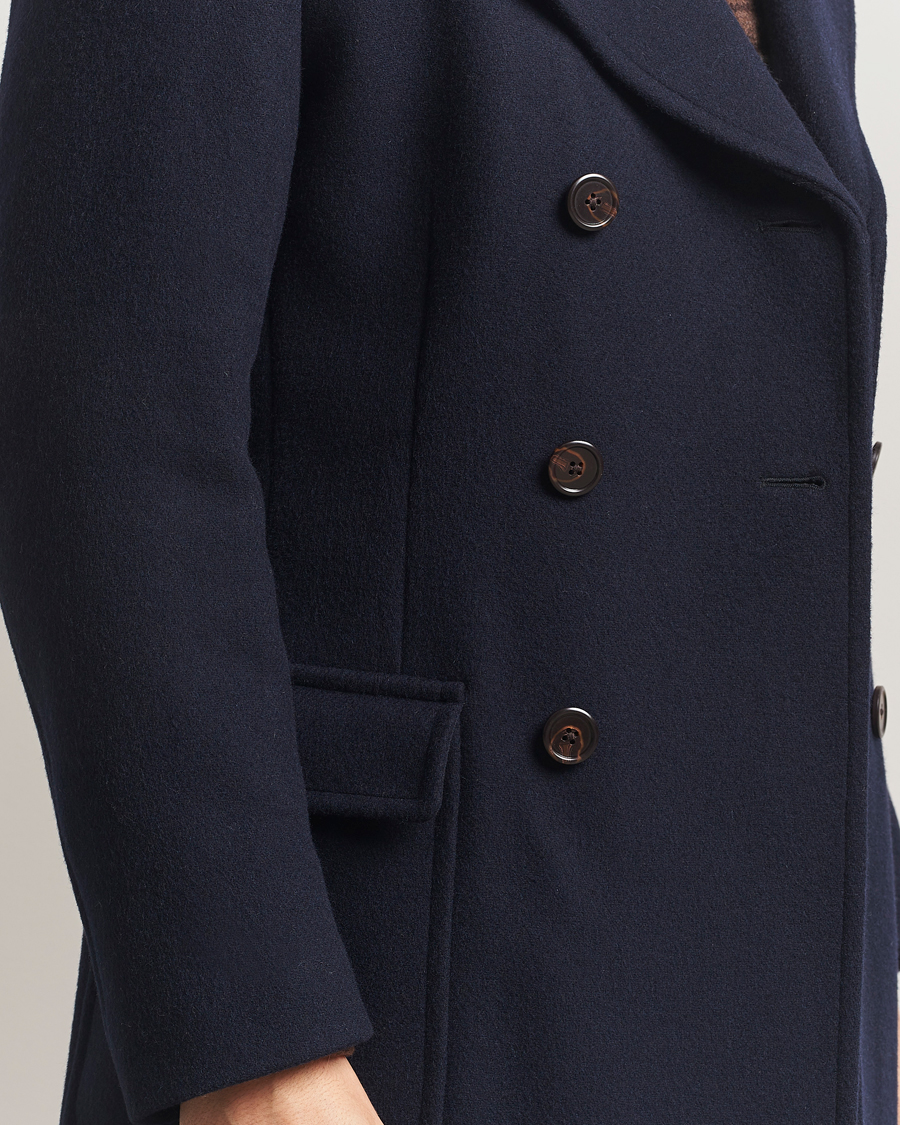 Mies | Takit | Polo Ralph Lauren | Double Breasted Top Wool Coat Navy