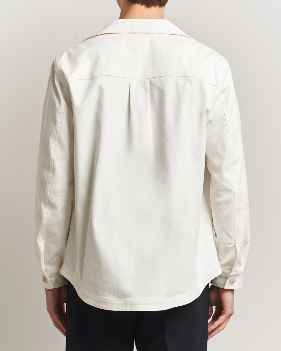 Mies | Kauluspaidat | BOSS BLACK | Carper Cotton Twill Overshirt Natural