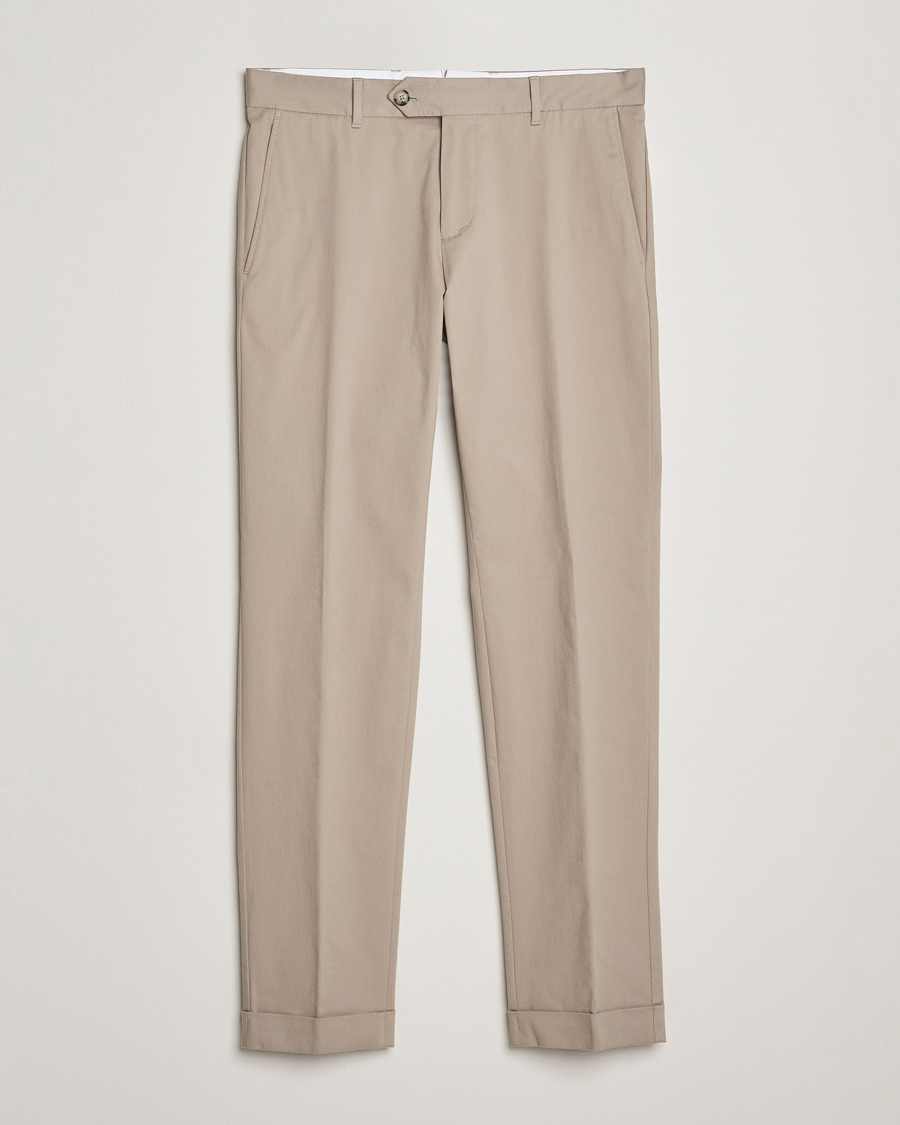 Mies | Housut | BOSS BLACK | Genius Cotton Trousers Beige