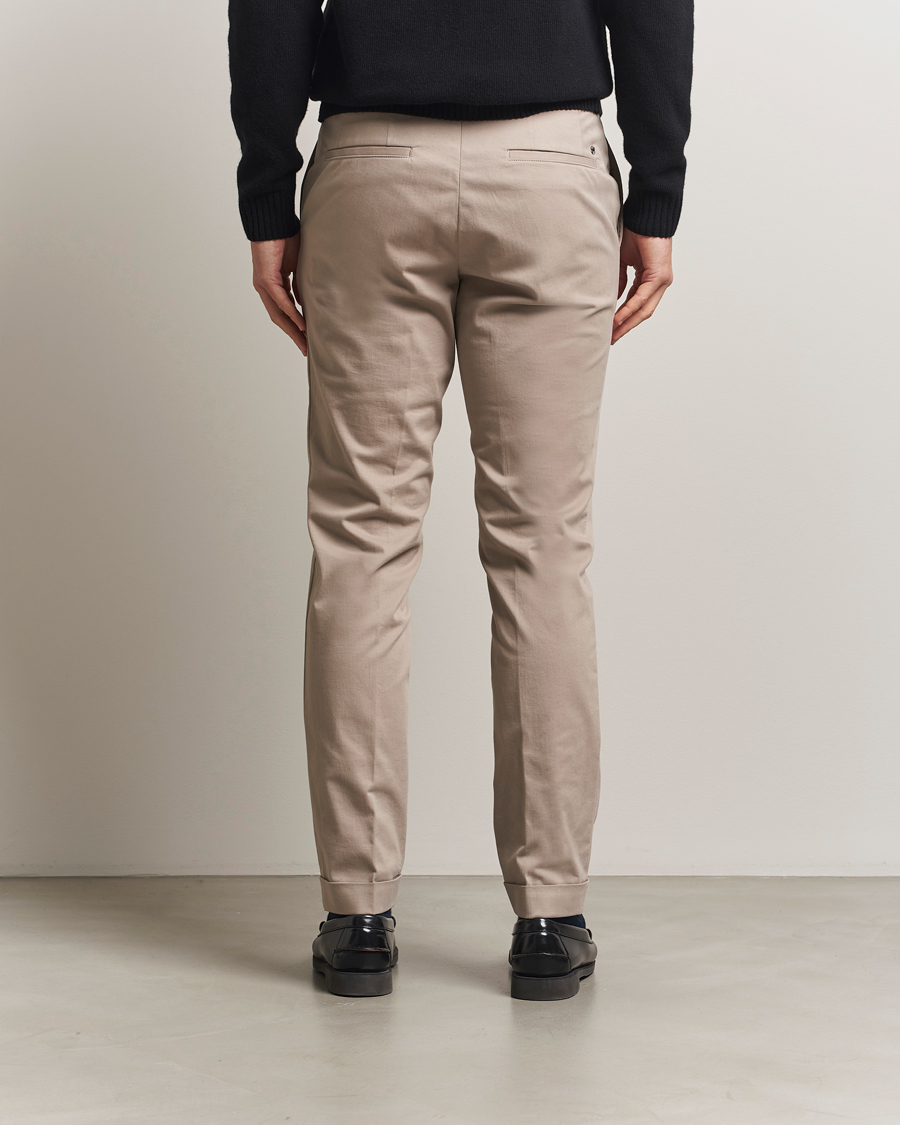Mies | Housut | BOSS BLACK | Genius Cotton Trousers Beige