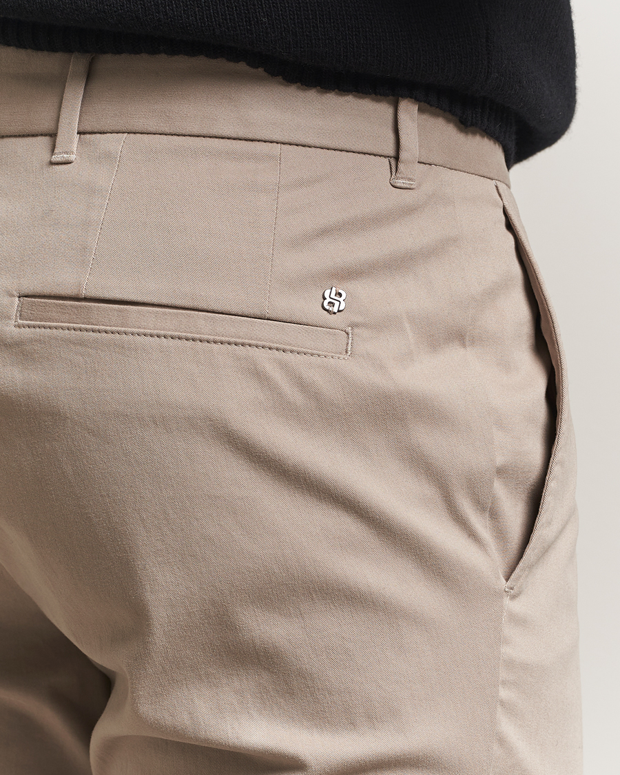 Mies | Housut | BOSS BLACK | Genius Cotton Trousers Beige