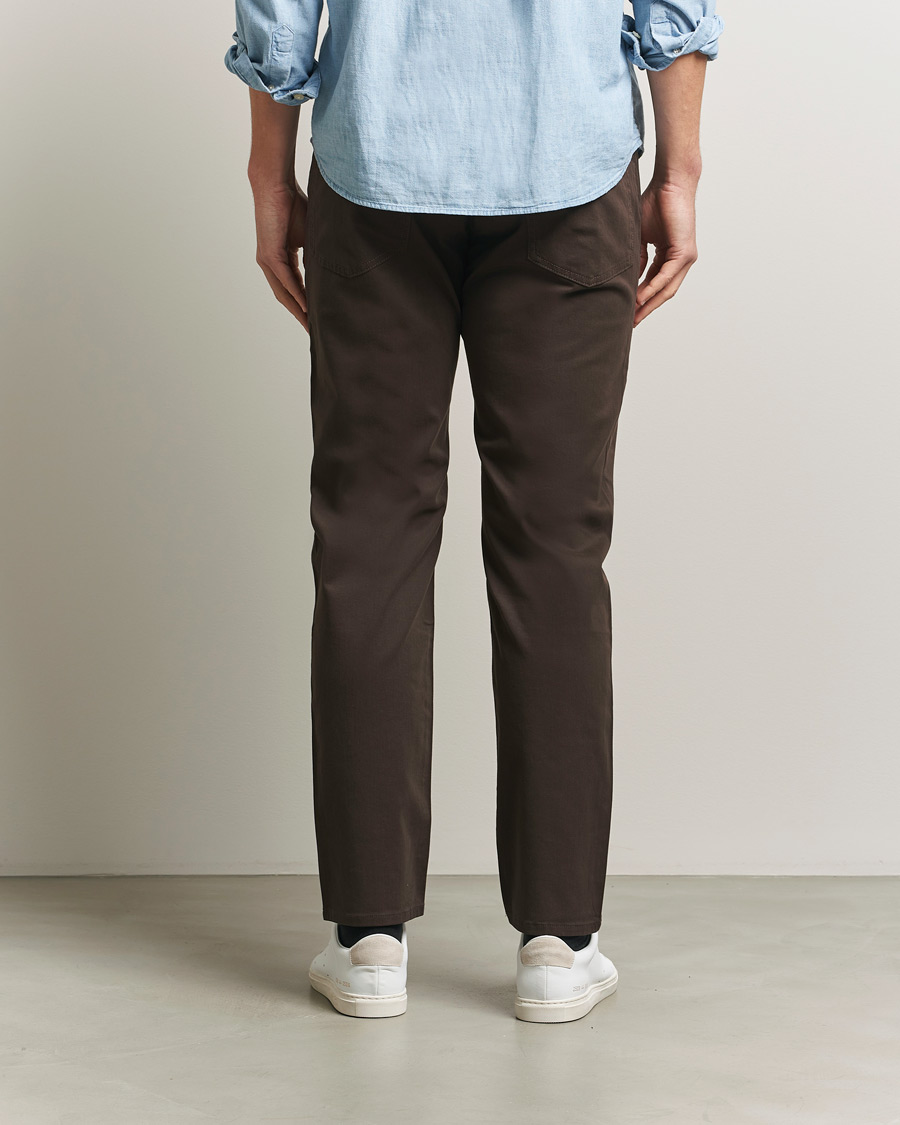 Mies | Housut | BOSS BLACK | Re.Maine Cotton 5-Pocket Pants Dark Brown