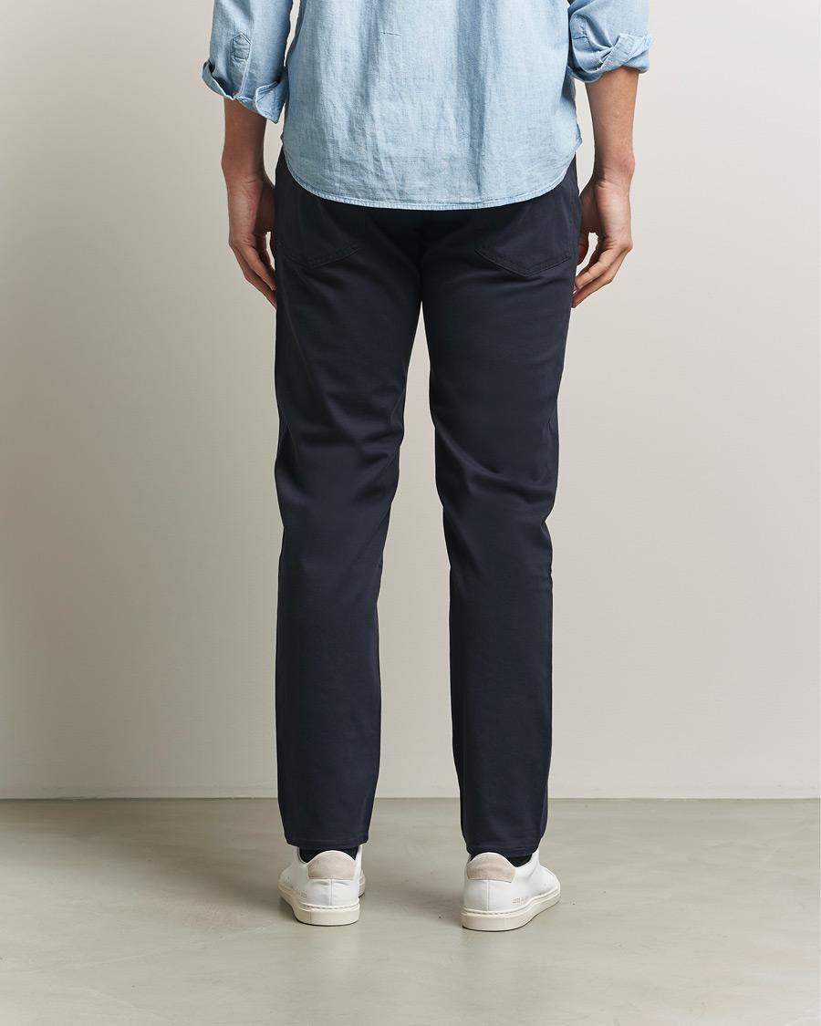 Mies | Housut | BOSS BLACK | Re.Maine Cotton 5-Pocket Pants Dark Blue