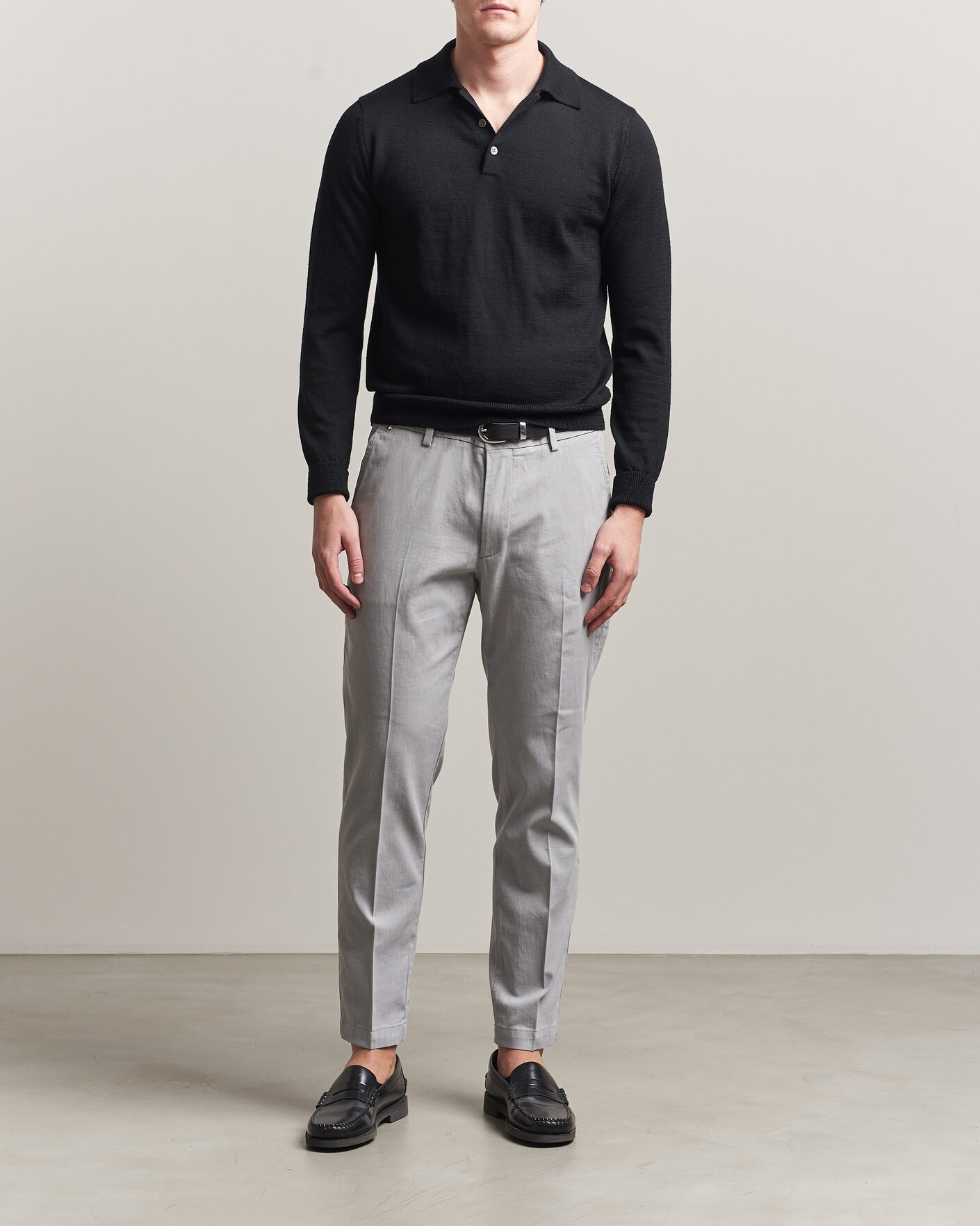 Mies | Housut | BOSS BLACK | Kaiton Structured Chinos Silver