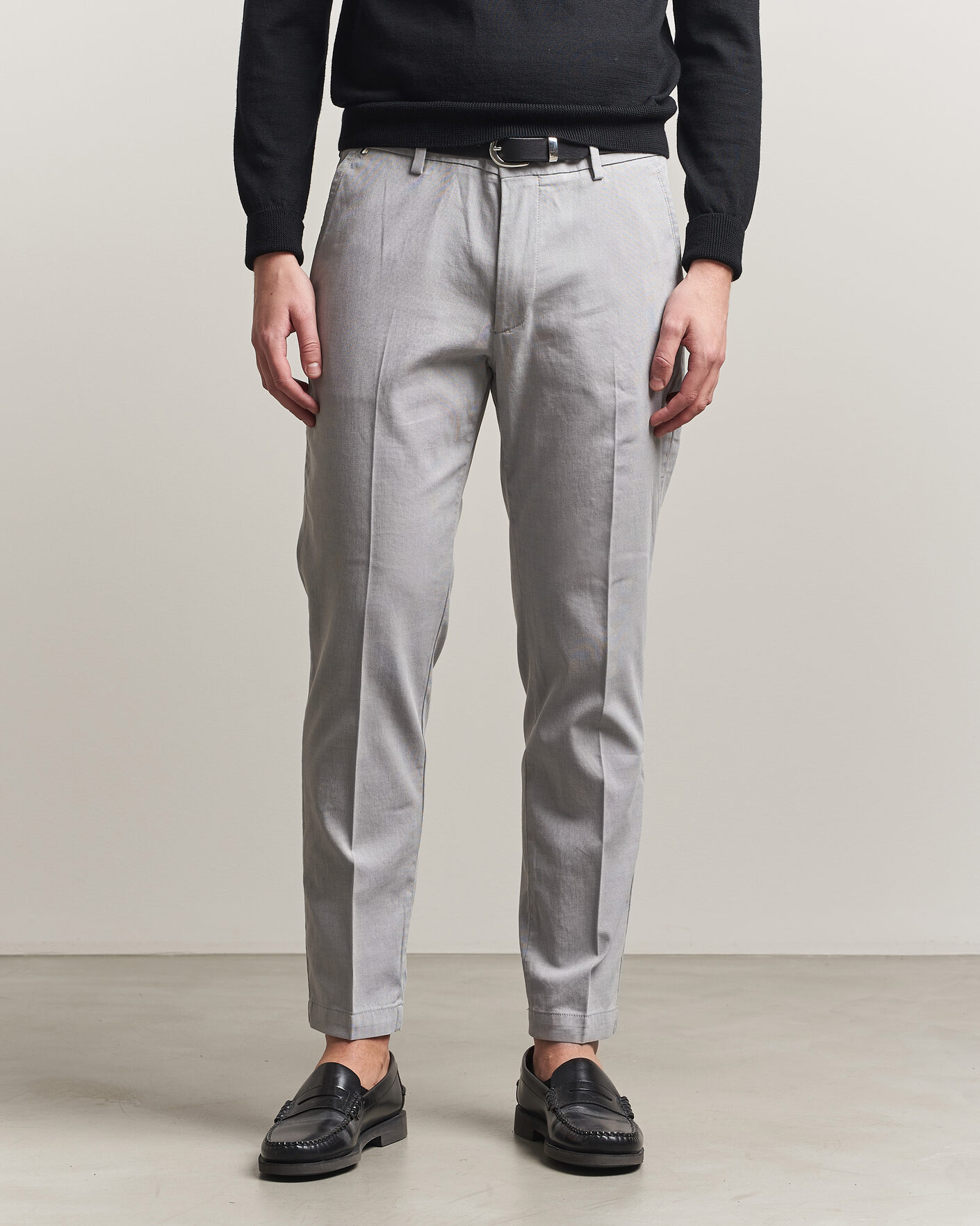 Mies | Housut | BOSS BLACK | Kaiton Structured Chinos Silver