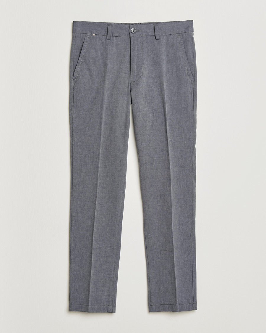 Mies | Housut | BOSS BLACK | Kaiton Structured Chinos Dark Blue