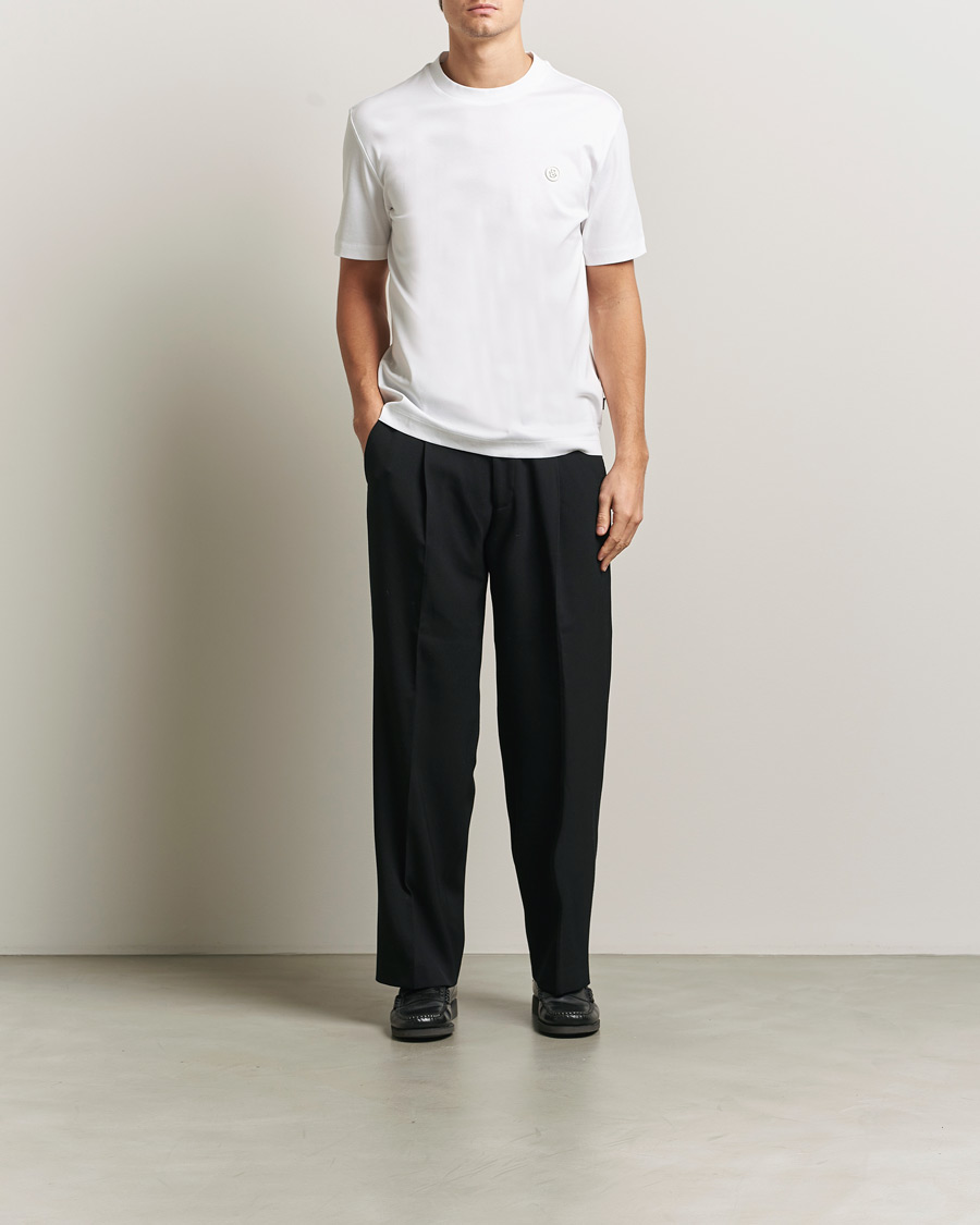 Mies | T-paidat | BOSS BLACK | Taut Regular Fit T-Shirt White