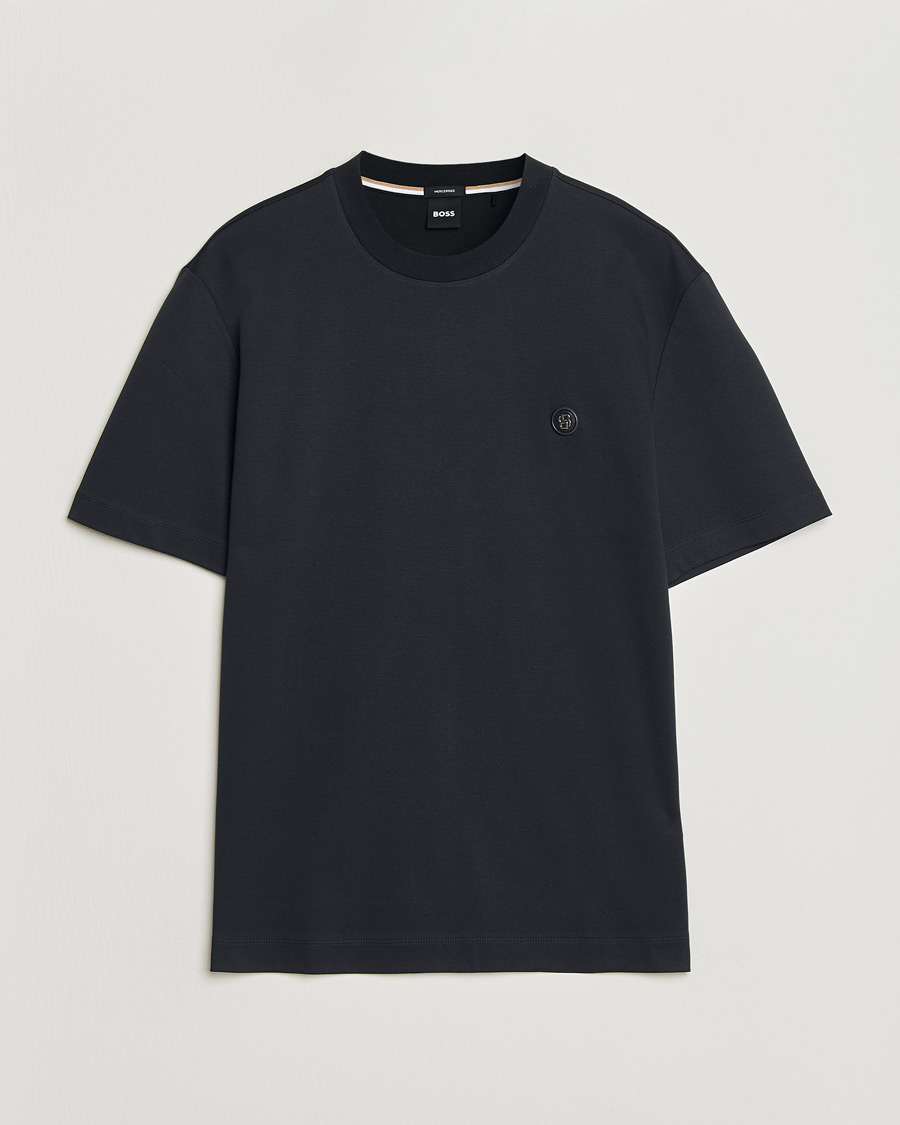 Mies | T-paidat | BOSS BLACK | Taut Regular Fit T-Shirt Dark Blue