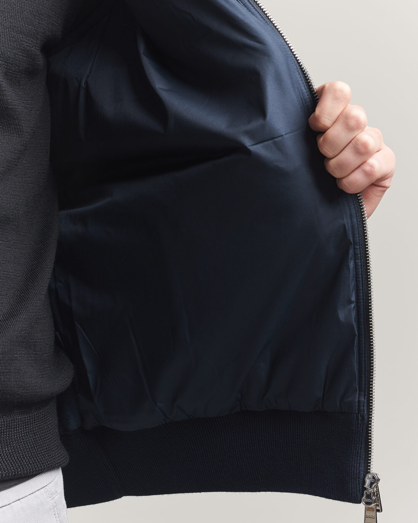 Mies | Ulkoliivit | BOSS BLACK | Urwin Cotton/Wool Vest Dark Blue