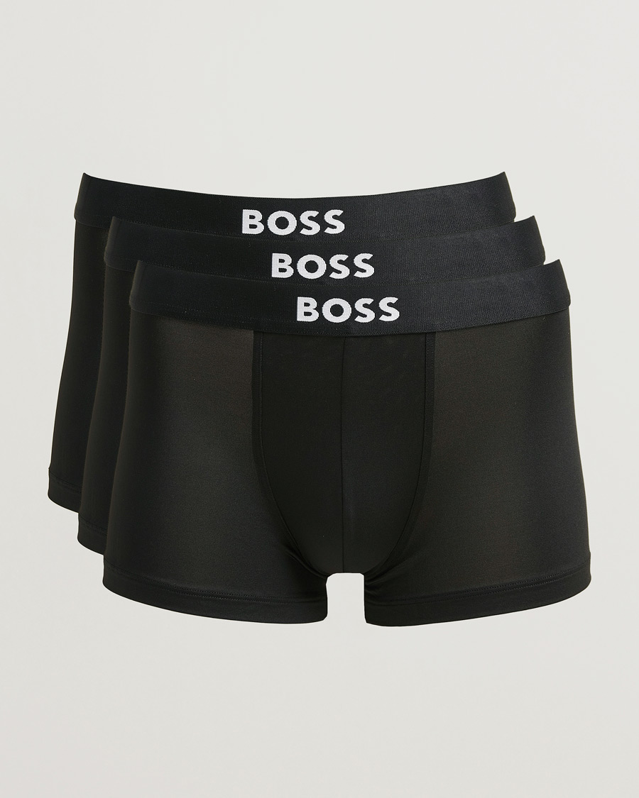 Mies | Alusvaatteet | BOSS BLACK | 3-Pack Microfibre Trunk Black