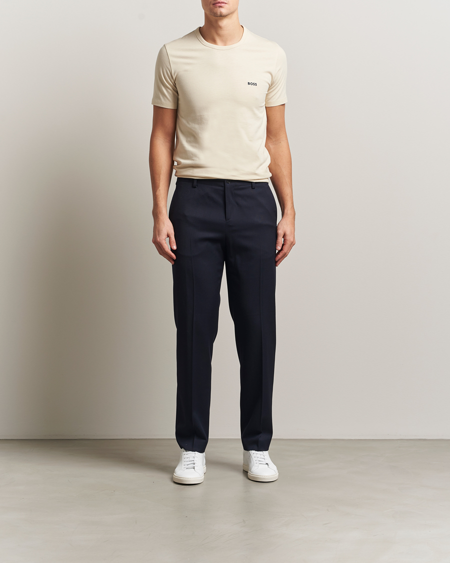 Mies | T-paidat | BOSS BLACK | 3-Pack Crew Neck T-Shirt Beige/Navy/Black