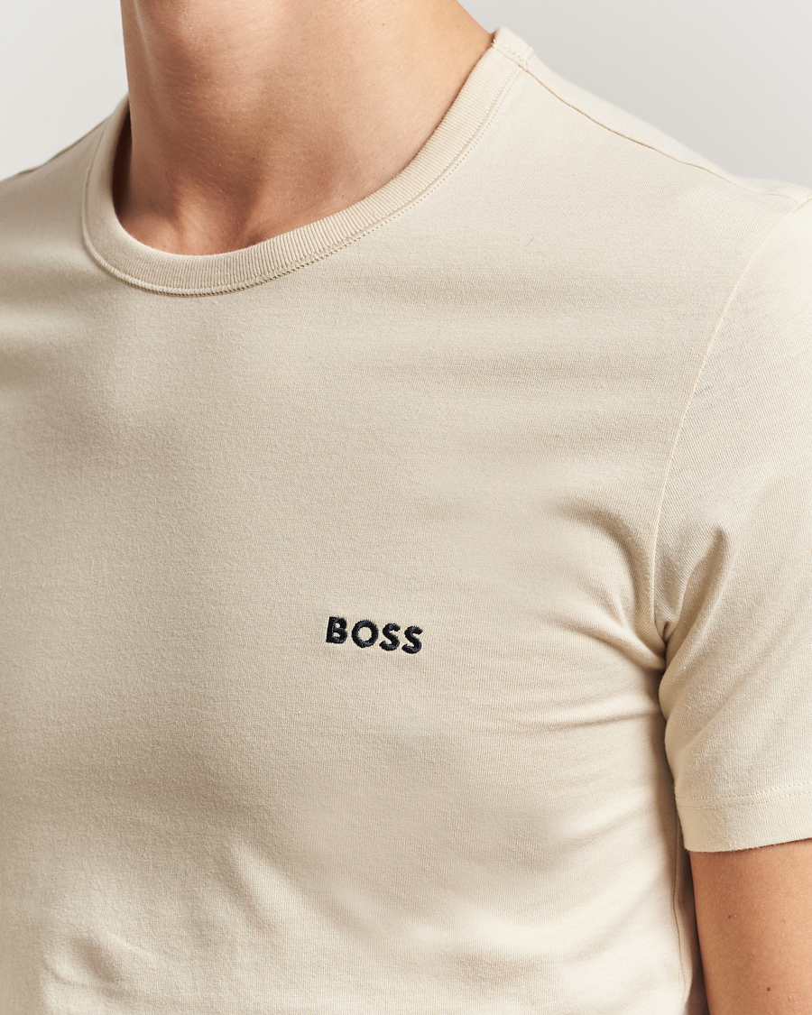 Mies | T-paidat | BOSS BLACK | 3-Pack Crew Neck T-Shirt Beige/Navy/Black