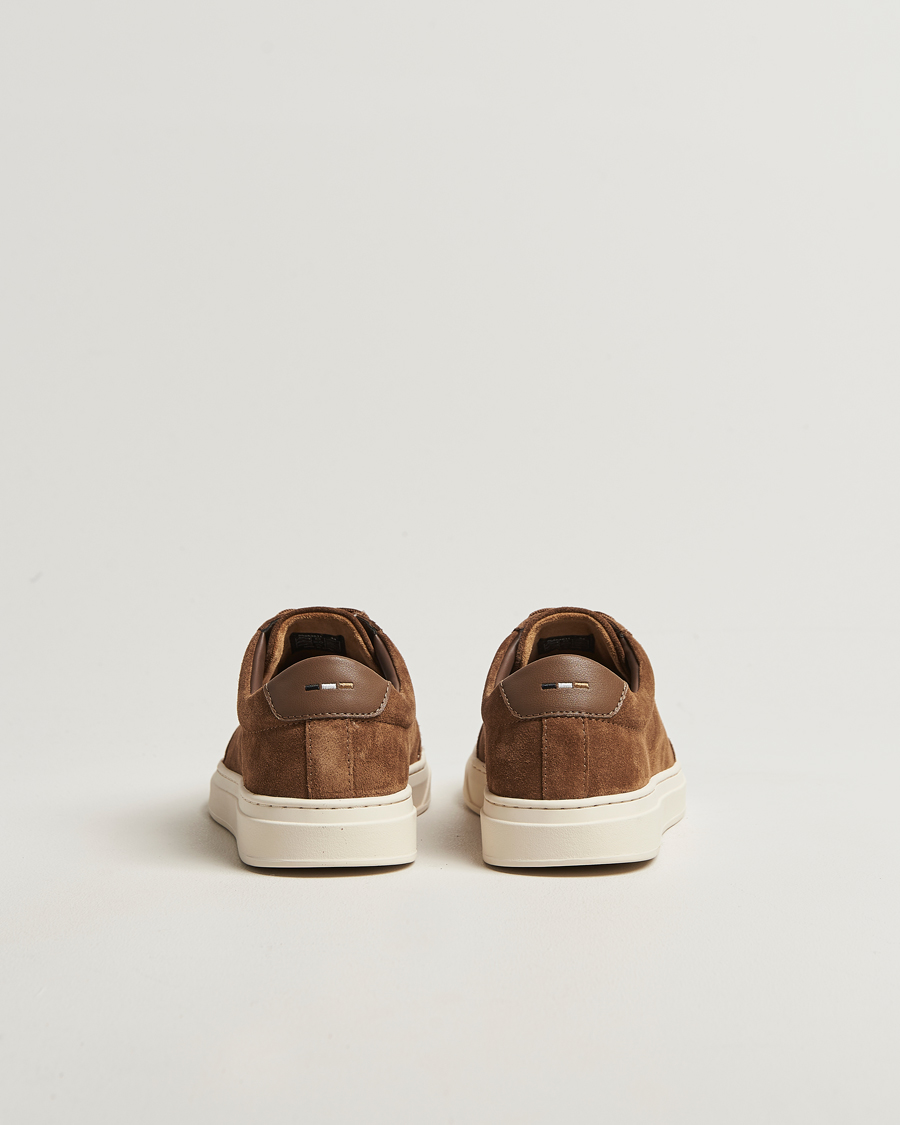 Mies | Tennarit | BOSS BLACK | Kieran Suede Sneaker Medium Beige
