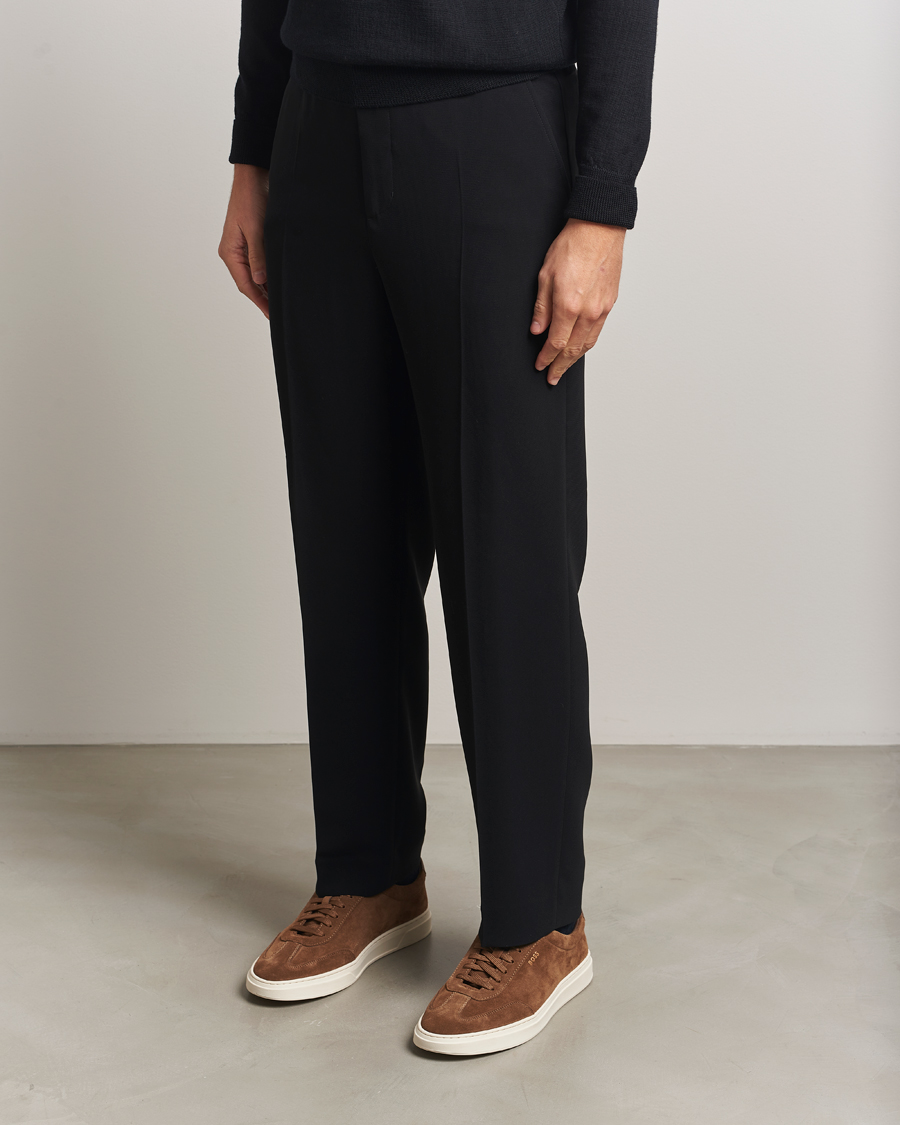 Mies | Tennarit | BOSS BLACK | Kieran Suede Sneaker Medium Beige