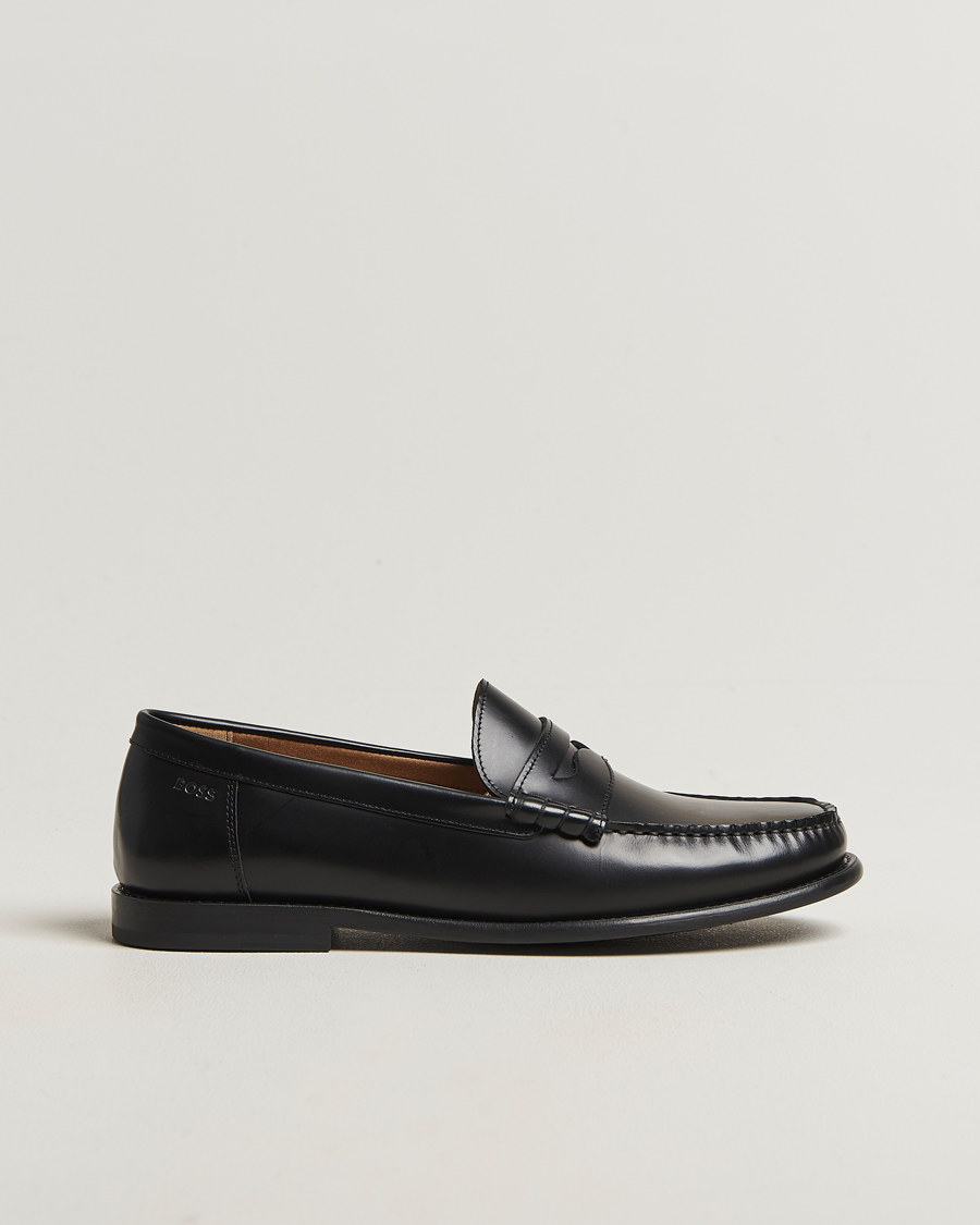Mies | Loaferit | BOSS BLACK | Tevan Leather Moccasin Black